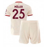 Camiseta Bayern Munich Thomas Muller #25 Tercera Equipación para niños 2024-25 manga corta (+ pantalones cortos)